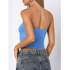 image:imageANRABESS Tube Tops for Women Bandeau Strapless Cropped Banded Hem 2026 Summer ClothesSky Blue