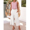 image:imageANRABESS Women Crop Tank Tops High Neck Sleeveless Shirts 2026 Summer Outfits Casual Blouse Beach Vacation ClothesPink White Plaid