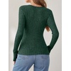 image:imageANRABESS Women Long Sleeve V Neck Shirts  Comfy Soft Sexy SweaterSlim Fit Wrap Top Daily Work Office Vacation Outfits Casual Dressy Spring Fall WinterGreen