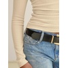 image:imageANRABESS Womens Cowl Neck Long Sleeve ShirtsSoft Ribbed Knit Crop Tops with Side RuchedCasual amp Going Out Tshirts for FallBeige
