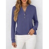image:imageANRABESS Womens Long Sleeve Shirts 2026 Spring Fashion Dressy Casual Tops Trendy Henley Blouses Cute Work Outfits ClothesBlue Gray