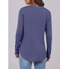 image:imageANRABESS Womens Long Sleeve Shirts 2026 Spring Fashion Dressy Casual Tops Trendy Henley Blouses Cute Work Outfits ClothesBlue Gray