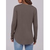 image:imageANRABESS Womens Long Sleeve Shirts 2026 Spring Fashion Dressy Casual Tops Trendy Henley Blouses Cute Work Outfits ClothesBrown