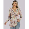 image:imageANRABESS Womens Long Sleeve Shirts 2026 Spring Fashion Dressy Casual Tops Trendy Henley Blouses Cute Work Outfits ClothesMix Color Block