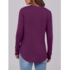 image:imageANRABESS Womens Long Sleeve Shirts 2026 Spring Fashion Dressy Casual Tops Trendy Henley Blouses Cute Work Outfits ClothesPurple