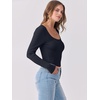 image:imageANRABESS Womens Long Sleeve Shirts Scoop Neck Ribbed Knit Slim Fitted Tops Casual Basic Tee 2026 Fall Fashion Outfits ClothesNavy Blue