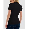 image:imageANRABESS Womens Mock Neck Tops Short Sleeve Fitted Tee Soft Comfy Ribbed Tshirts Summer Going Out Outfits for Dailyamp WorkBlack