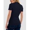 image:imageANRABESS Womens Mock Neck Tops Short Sleeve Fitted Tee Soft Comfy Ribbed Tshirts Summer Going Out Outfits for Dailyamp WorkNavy Blue