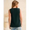 image:imageANRABESS Womens Tank Top Waffle Knit Sleeveless Henley Shirts 2026 Summer Loose Button Up V Neck Dressy Casual Tops ClothesDeep Green