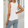 image:imageANRABESS Womens Tank Tops Square Neck Thick Straps Sleeveless Summer Slim Fit Shirts Knit Basic Tee Work amp Vacation ClothesWhite