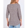 image:imageANRABESS Womens Tops 34 Sleeve Dressy Casual Blouses with Buttons Summer Eyelet Business Shirts Tunics 2026 Spring ClothesPolka Dot