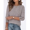 image:imageANRABESS Womens Tops 34 Sleeve Dressy Casual Blouses with Buttons Summer Eyelet Business Shirts Tunics 2026 Spring ClothesPolka Dot