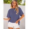 image:imageANRABESS Womens Tops Oversized T Shirts  Short Sleeve Crew Neck Summer Basic Tee Shirt Casual Loose Fit Trendy Fashion Clothes Going Out Outfits Work amp TravelBlue Purple
