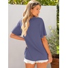 image:imageANRABESS Womens Tops Oversized T Shirts  Short Sleeve Crew Neck Summer Basic Tee Shirt Casual Loose Fit Trendy Fashion Clothes Going Out Outfits Work amp TravelBlue Purple