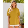 image:imageANRABESS Womens Tops Oversized T Shirts  Short Sleeve Crew Neck Summer Basic Tee Shirt Casual Loose Fit Trendy Fashion Clothes Going Out Outfits Work amp TravelGinger