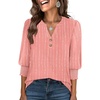Coral White Stripe