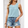 image:imageANRABESS Women Sleeveless Tank Top 2026 Summer Casual Loose Fit Eyelet Flowy Shirts 2026 Beach Vacation ClothesLight Sky Blue