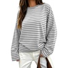 Grey White Stripe