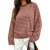 Pink Brown Stripe