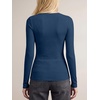 image:imageANRABESS Ribbed Slim Fit Long Sleeve Shirts for Women  Soft Stretchy Basic Crewneck Tops Business Casual amp Work amp Travel Everyday Wear Fall Winter Trendy Layering TeesNavy Blue