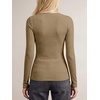 image:imageANRABESS Ribbed Slim Fit Long Sleeve Shirts for Women  Soft Stretchy Basic Crewneck Tops Business Casual amp Work amp Travel Everyday Wear Fall Winter Trendy Layering TeesKhaki
