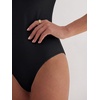 image:imageANRABESS Womens Short Sleeve Crew Neck Bodysuit  Basic Slim Fit Body Suits Soft Stretchy UPF 50 Fabric Summer Single Wear amp Spring Autumn Layering Casual Daily amp VacationBlack