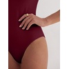image:imageANRABESS Womens Short Sleeve Crew Neck Bodysuit  Basic Slim Fit Body Suits Soft Stretchy UPF 50 Fabric Summer Single Wear amp Spring Autumn Layering Casual Daily amp VacationWine Red