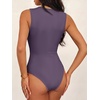 image:imageANRABESS Womens Square Neck Tummy Control Tank Bodysuits  Double Lined SeamlessSleeveless Snap ClosureNo BraStretchy Soft FitGoing Out TopsDaily Vacation WearSpring SummerPurple