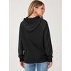 image:imageANRABESS Womens Waffle Knit Oversized Hoodie Sweatshirts  Cozy Lightweight Pullover Tops Raglan Sleeve with Pocket Loose School Office Casual Wear Fall Winter Trendy OutfitsBlack