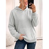 image:imageANRABESS Womens Waffle Knit Oversized Hoodie Sweatshirts  Cozy Lightweight Pullover Tops Raglan Sleeve with Pocket Loose School Office Casual Wear Fall Winter Trendy OutfitsLight Grey