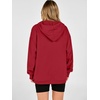 image:imageANRABESS Hoodies for Women Henley Collar Oversized Sweatshirt  Long Sleeve Soft Fleece Pullover Tops Loose Fit Snap ButtonCasual Daily for School Office Fall amp Spring ClothingRed