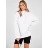 image:imageANRABESS Hoodies for Women Henley Collar Oversized Sweatshirt  Long Sleeve Soft Fleece Pullover Tops Loose Fit Snap ButtonCasual Daily for School Office Fall amp Spring ClothingWhite