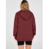 image:imageANRABESS Hoodies for Women Henley Collar Oversized Sweatshirt  Long Sleeve Soft Fleece Pullover Tops Loose Fit Snap ButtonCasual Daily for School Office Fall amp Spring ClothingWine Red