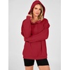 image:imageANRABESS Hoodies for Women Henley Collar Oversized Sweatshirt  Long Sleeve Soft Fleece Pullover Tops Loose Fit Snap ButtonCasual Daily for School Office Fall amp Spring ClothingRed
