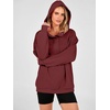 image:imageANRABESS Hoodies for Women Henley Collar Oversized Sweatshirt  Long Sleeve Soft Fleece Pullover Tops Loose Fit Snap ButtonCasual Daily for School Office Fall amp Spring ClothingWine Red