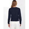 image:imageANRABESS Womens Long Sleeve V Neck Cropped Sweaters  Classic Pullover Basic Tops Soft Comfy Lightweight Business Casual Work Travel Vacation Fall Winter Layer ClothesNavy Blue