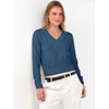 image:imageANRABESS Womens Long Sleeve V Neck Cropped Sweaters  Classic Pullover Basic Tops Soft Comfy Lightweight Business Casual Work Travel Vacation Fall Winter Layer ClothesBlue