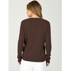 image:imageANRABESS Womens Long Sleeve Wool Blend Sweater Tops  V Neck LightweightCozy Soft PulloverElegant Business Casual WearWork Office Basic OutfitsEarly Fall Winter Layer ClothesChocolate Brown
