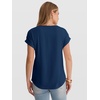 image:imageANRABESS Womens Short Sleeve Pleated T Shirts  Scoop Neck Breathable Tops Business Casual Dressy Blouses 2026 Summer Cute Fashion ClothesBlue
