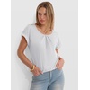 image:imageANRABESS Womens Short Sleeve Pleated T Shirts  Scoop Neck Breathable Tops Business Casual Dressy Blouses 2026 Summer Cute Fashion ClothesWhite