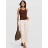 image:imageANRABESS Womens Summer Tank Tops Sleeveless Ribbed Camisole  Spaghetti Strap Cami Sweater Soft Lightweight Slim Knit Casual Beach Vacation Travel Office Clothes Spring Fall LayeringRed Brown