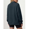 image:imageANRABESS Womens Oversized Mock Neck Sweatshirts  Pullover Long Sleeve Cute Tops Side Slit Loose Fit Comfy Soft Casual Work Daily Outfit Fall Winter Fashion ClothingNavy Blue