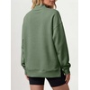 image:imageANRABESS Womens Oversized Mock Neck Sweatshirts  Pullover Long Sleeve Cute Tops Side Slit Loose Fit Comfy Soft Casual Work Daily Outfit Fall Winter Fashion ClothingGreen