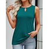 image:imageANRABESS Womens Tank Tops Summer Sleeveless Dressy Casual Blouse Keyhole Neck Ladies Business Cute Shirts 2026 Trendy OutfitsTeal