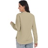 image:imageANRABESS Women Long Sleeve Quilted Pattern Sweatshirt  Lightweight Fleece Hoodie Loose Fit Crewneck Diamond Pullover TopsSoft Casual for DailySchoolOfficeFall amp WinterKhaki