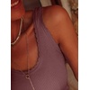 image:imageANRABESS Women Summer Sleeveless Sweaters Scoop Neck Tank Tops  Scalloped Shirts Soft Ribbed Knit Sweater Vest Slim Fit Cute Work Tee Casual Going Out Outfits Beach Vacation ClothesBrick Red