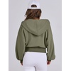 image:imageANRABESS Womens Zip Up Hoodie Cropped Sweatshirt  Soft Comfy Casual Jacket Workout amp Daily Wear Cute Y2K Clothes Fall Spring Transition OutfitsArmy Green