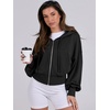 image:imageANRABESS Womens Zip Up Hoodie Cropped Sweatshirt  Soft Comfy Casual Jacket Workout amp Daily Wear Cute Y2K Clothes Fall Spring Transition OutfitsBlack