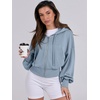 image:imageANRABESS Womens Zip Up Hoodie Cropped Sweatshirt  Soft Comfy Casual Jacket Workout amp Daily Wear Cute Y2K Clothes Fall Spring Transition OutfitsBlue