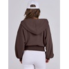 image:imageANRABESS Womens Zip Up Hoodie Cropped Sweatshirt  Soft Comfy Casual Jacket Workout amp Daily Wear Cute Y2K Clothes Fall Spring Transition OutfitsCoffee